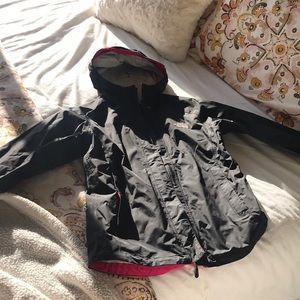 North face rain coat